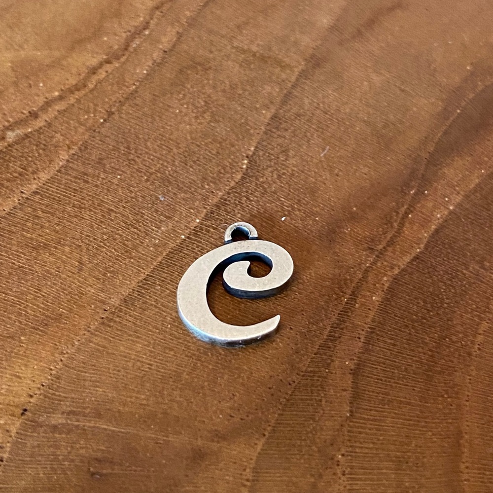 James Avery Letter C Script Initial Charm - image 1